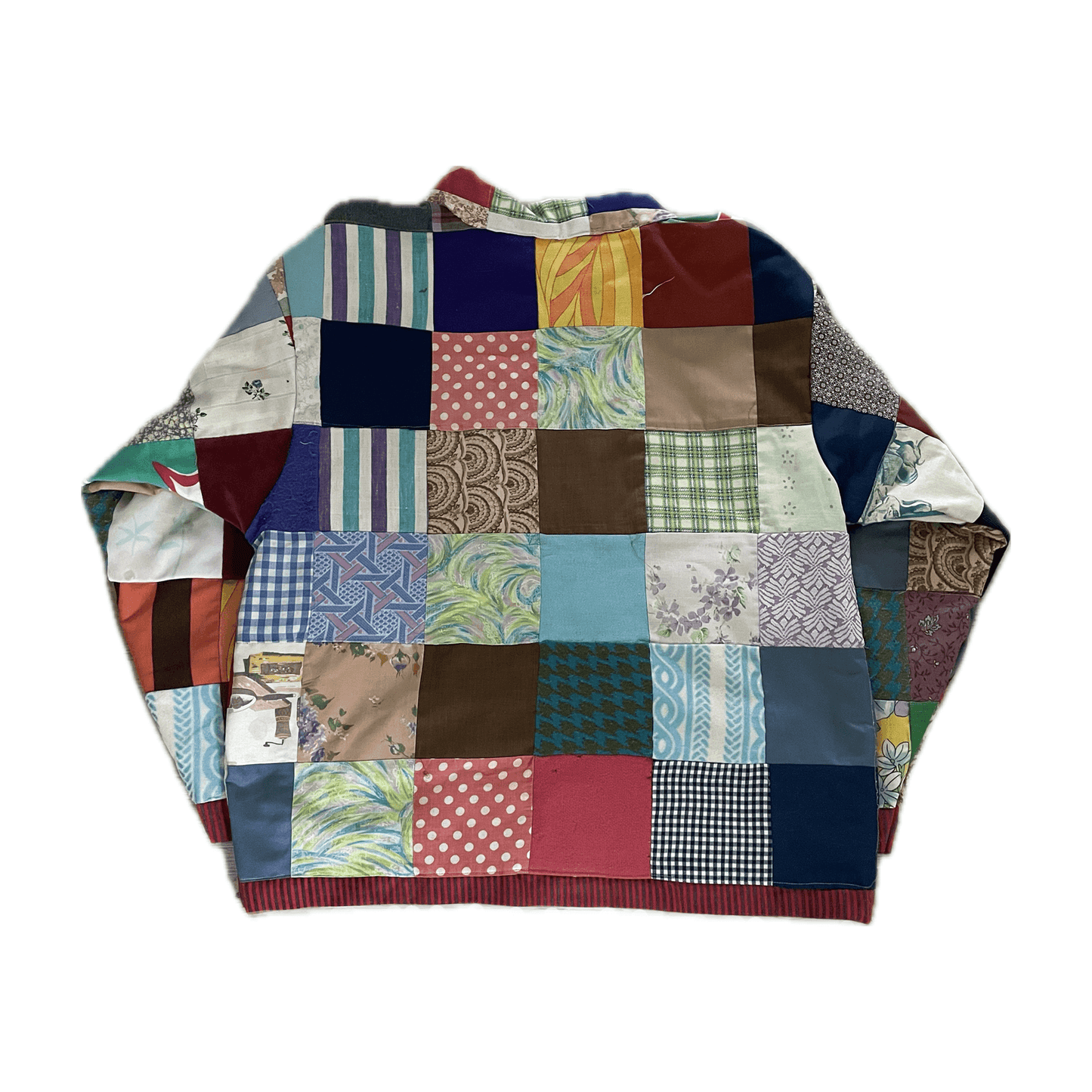 Patchwork crewneck