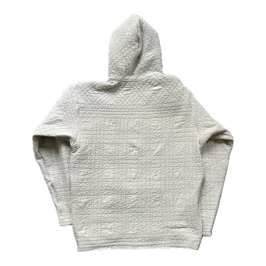 Tan quilted hoodie